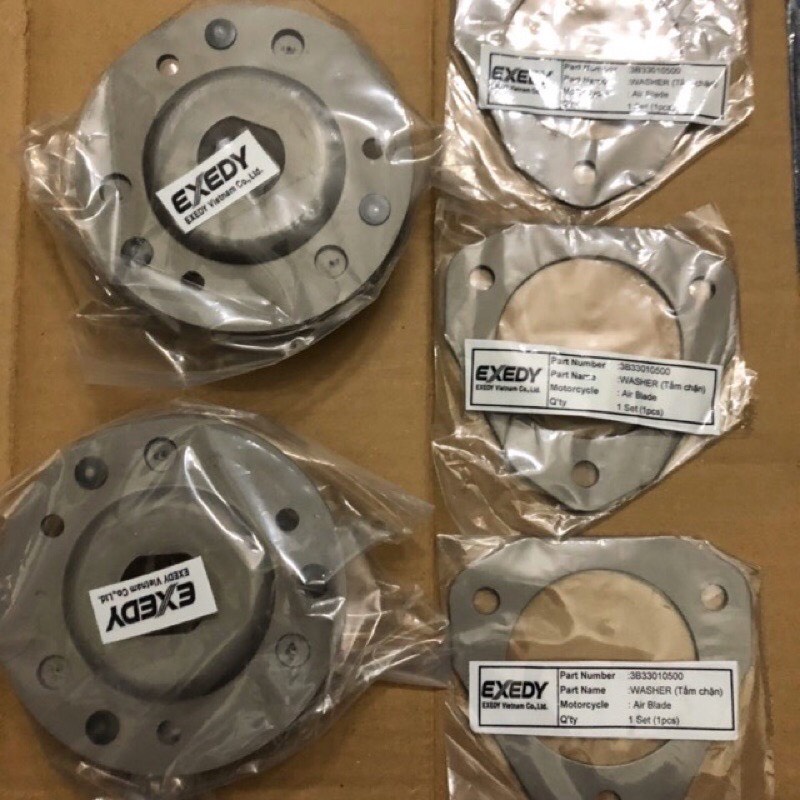 Cặp tấm ép và đế sắt ba càng xe Vario / Click / Airblade / Lead / Pcx /Sh Mode / Dylan / Vision