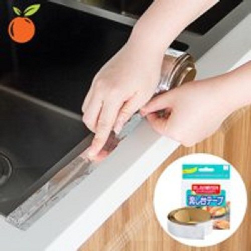 Băng dính nhôm dán kẽ hở ở bếp, bồn rửa bát, bề mặt kim loại NỘI ĐỊA NHẬT BẢN