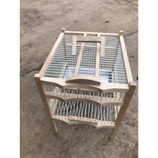 lồng tắm gỗ chim chào mào