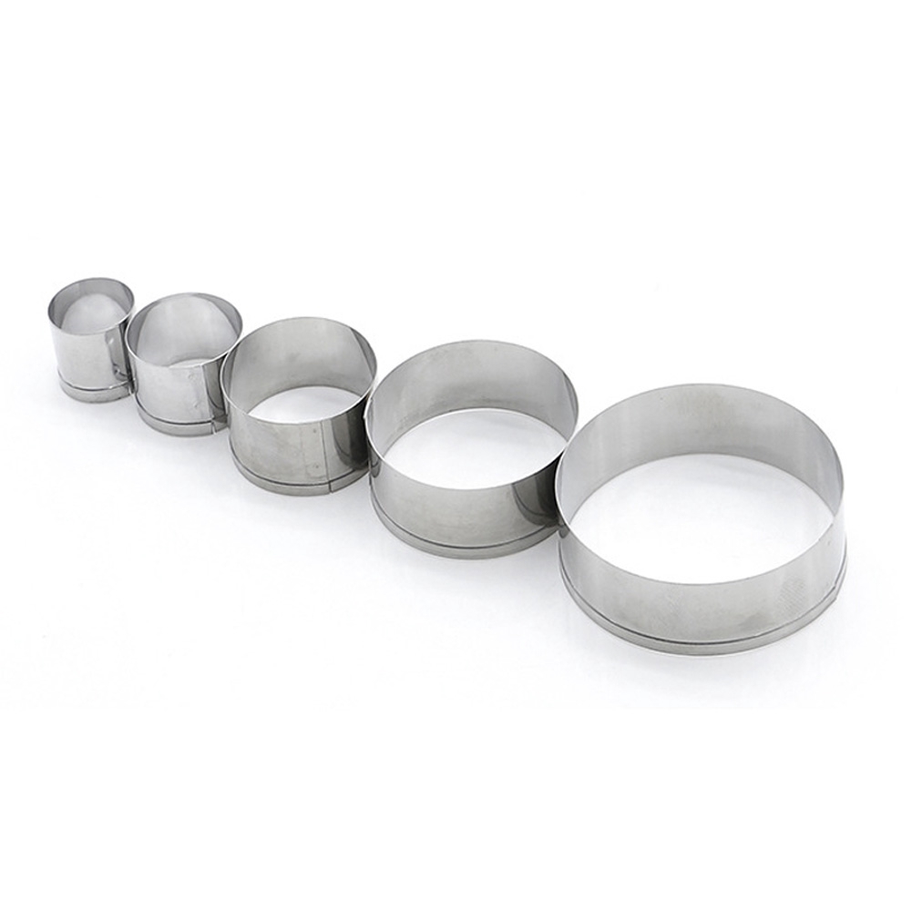 Khuôn Cắt Bánh Hình Tròn Bằng Thép Không Gỉ PAK55