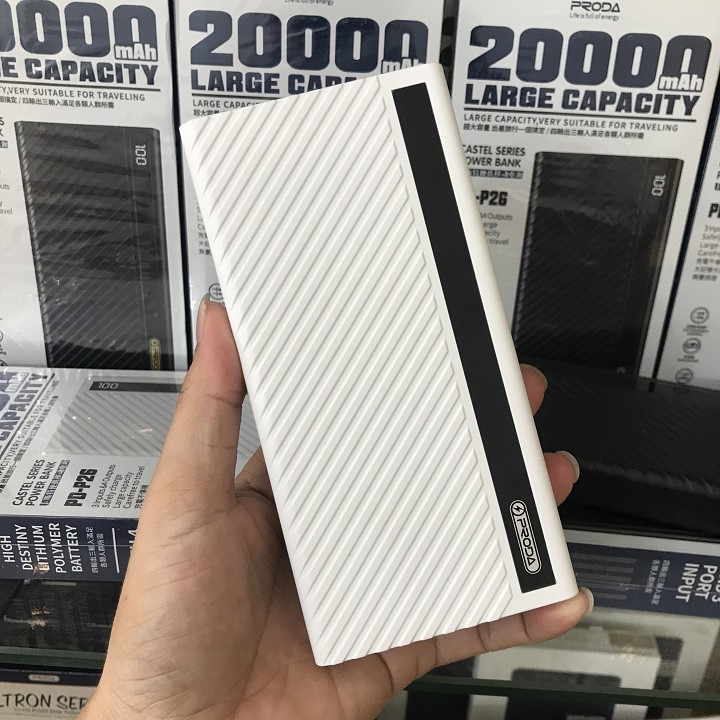 Pin sạc dự phòng Proda 20000 mah chính hãng