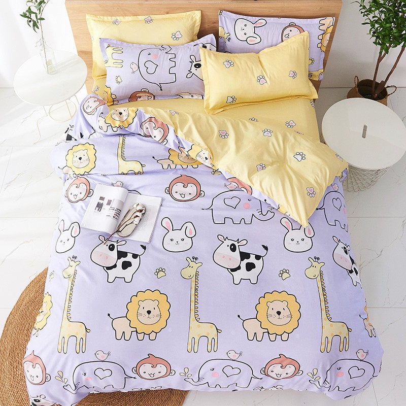 Bộ Chăn Ga Giường Accasa 03-05 Món Cotton Poly Lifestyle Chống Nhăn Phai Xù Lông Malaysia Chính Hãng Độc Quyền