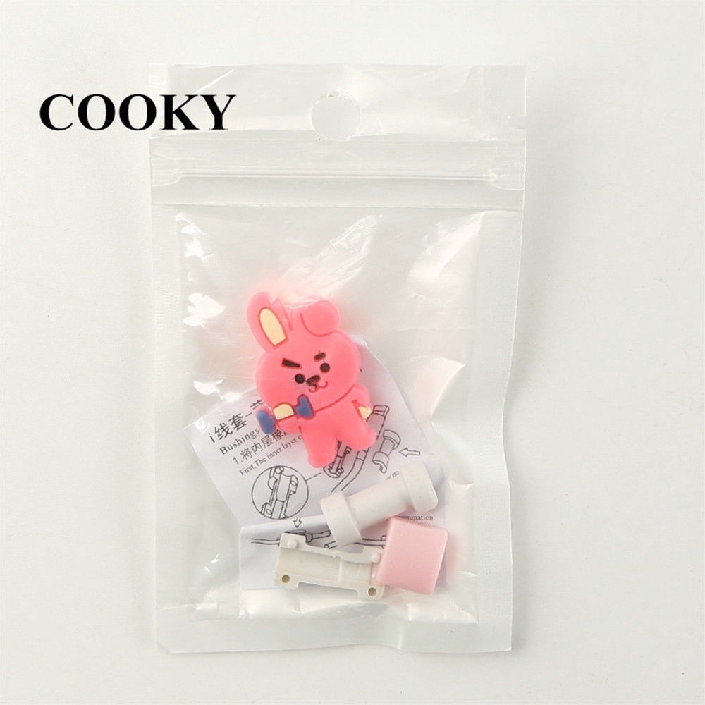 Đầu Bảo Vệ Dây Cáp Sạc Điện Thoại Hình Bts Bt21