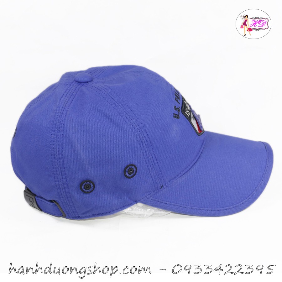 [ NHIỀU MÀU ] Mũ lưỡi trai nữ mũ lưỡi trai nam US P.olo kết hợp thêu logo trước và sau đuôi, sò được thêu chỉ lên da