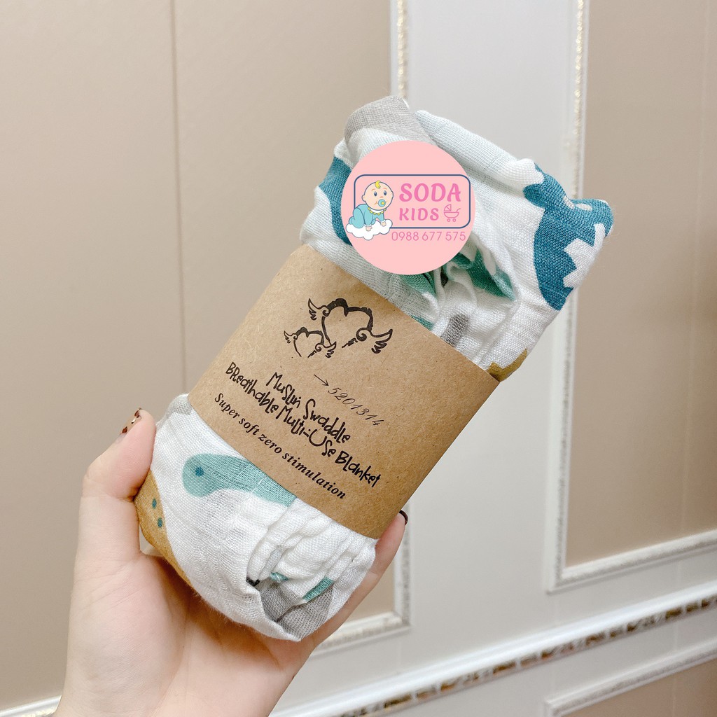 Khăn tắm đa năng sợi tre Aden cho bé, khăn xô tắm quấn đa năng bé sơ sinh 2 lớp kích thước 120x120cm siêu mềm