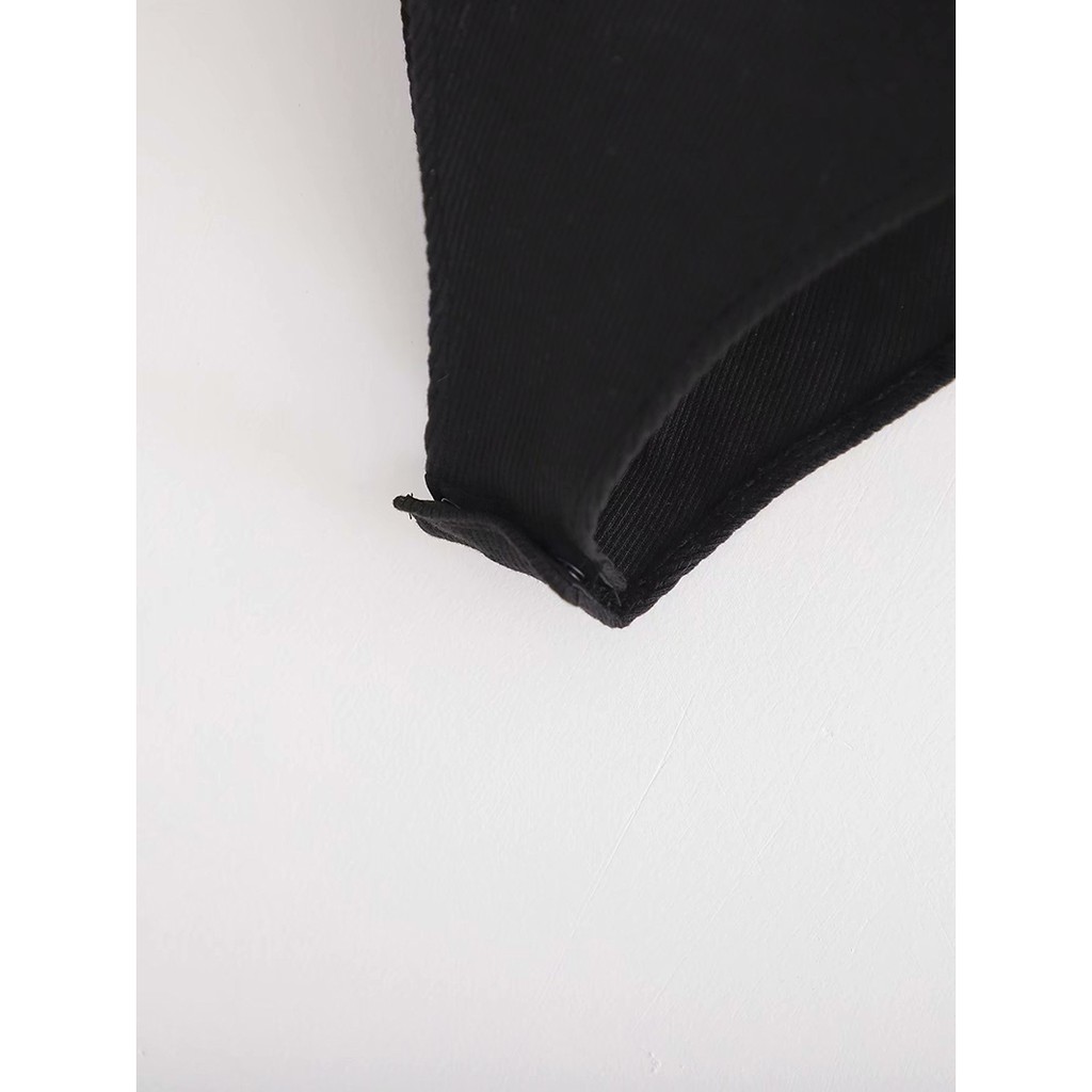 (Order) Áo bodysuit cổ voan bồng màu đen. Hàng TQXK, liên hệ người bán trước khi mua hàng. | BigBuy360 - bigbuy360.vn