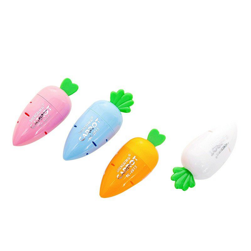 Gọt bút chì hình quả cà rốt xinh sẵn dành cho bé.