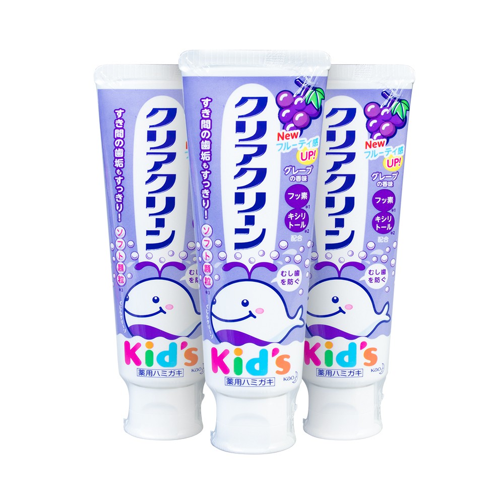 Kem Đánh Răng Kao Kid 70g Đủ Vị - Nhật Bản