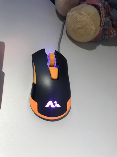 Chuột gaming chuyên game JD70 chip Avago 3050 4000 Dpi led RGB