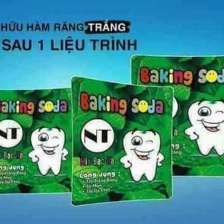 Baking soda mix bạc hà