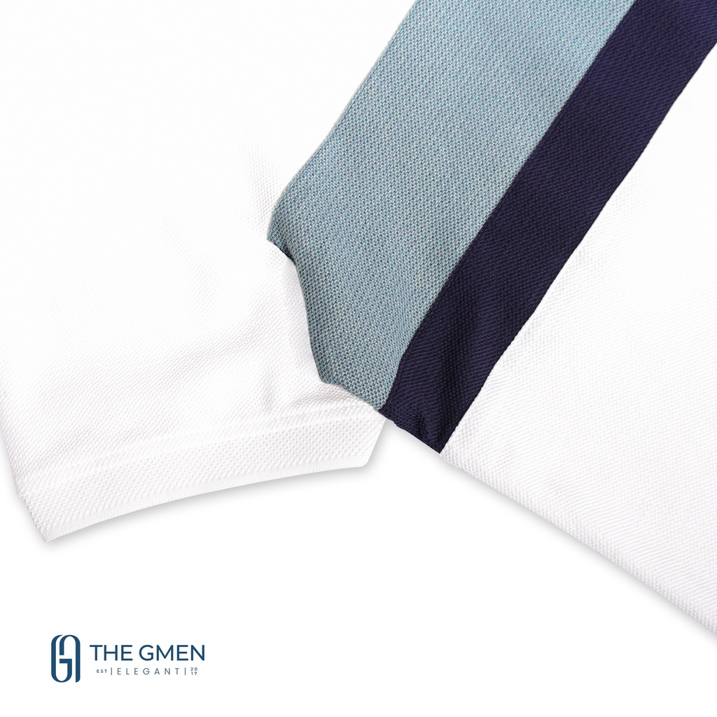 Áo Polo nam kẻ sọc Urban Polo Shirt thiết kế phối màu xen kẽ, 100% cotton, thoáng mát GM THE GMEN ELEGANT EST 2017