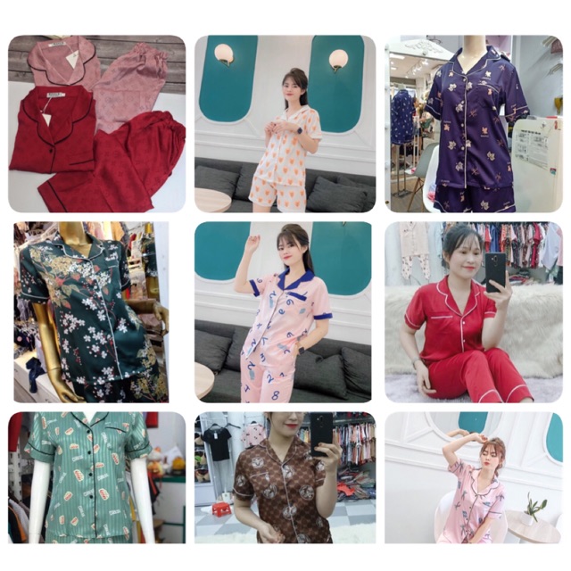 Bộ Pizama lụa xả 100k/1b | BigBuy360 - bigbuy360.vn