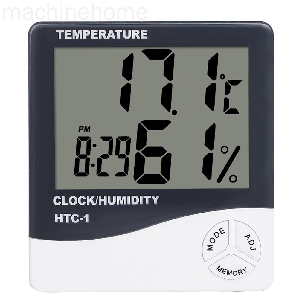Đồng Hồ Điện Tử Đo Nhiệt Độ Và Độ Ẩm Màn Hình Lcd