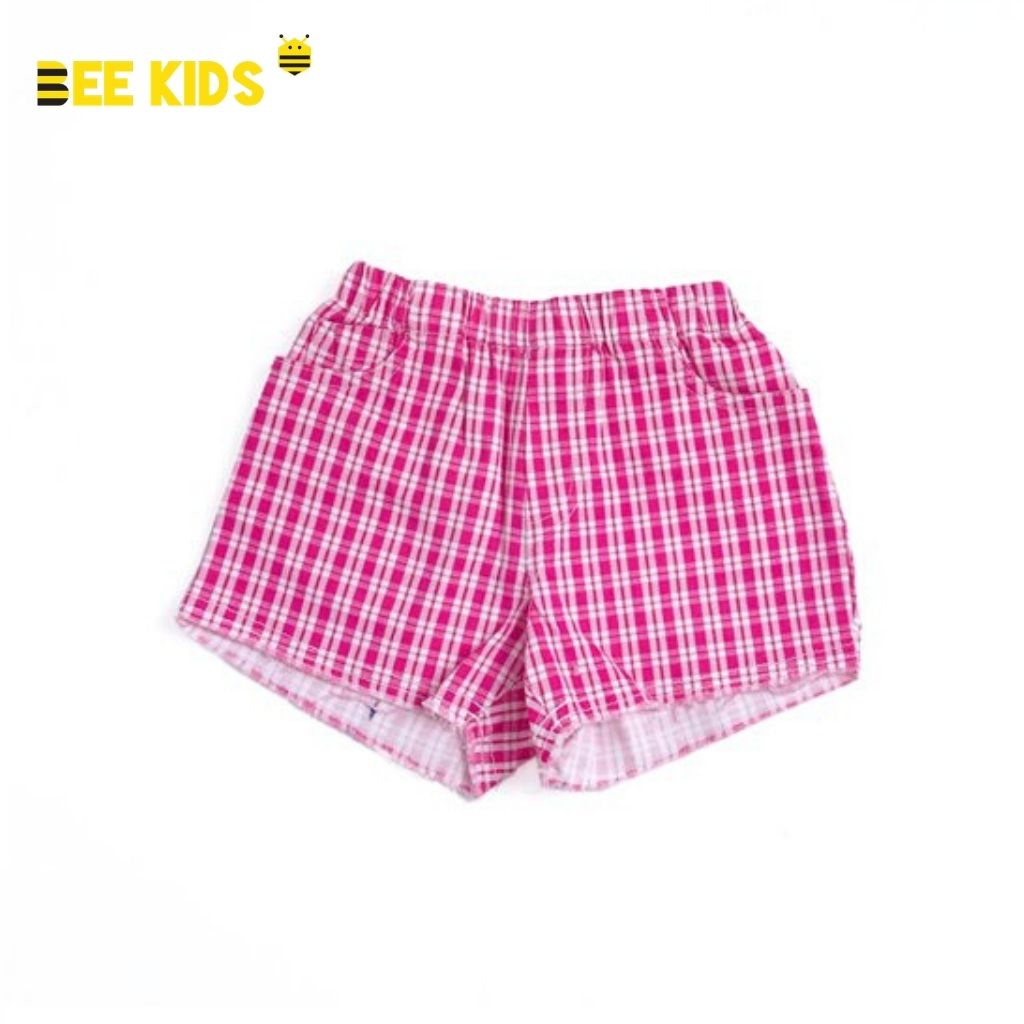 Quần Cộc Cho Bé Gái Bee Kids Cạp Chun, Gấu Tua Xoả Mép (2 - 9 Tuổi) 7QC00777SX
