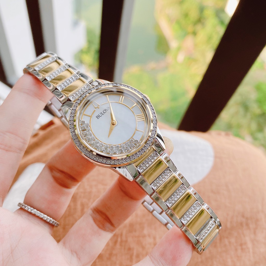 Đồng hồ nữ Bulova dây kim loại - Hàng Authentic