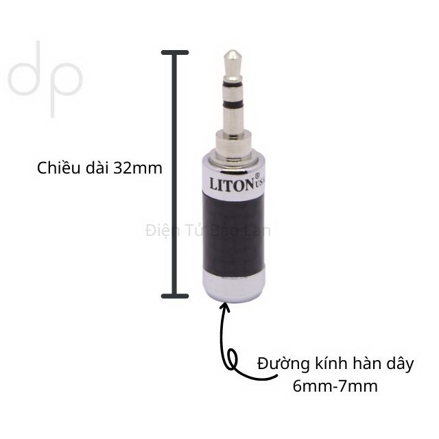 Giắc 3.5 Xịn, Jack 3 Ly Xà Cừ