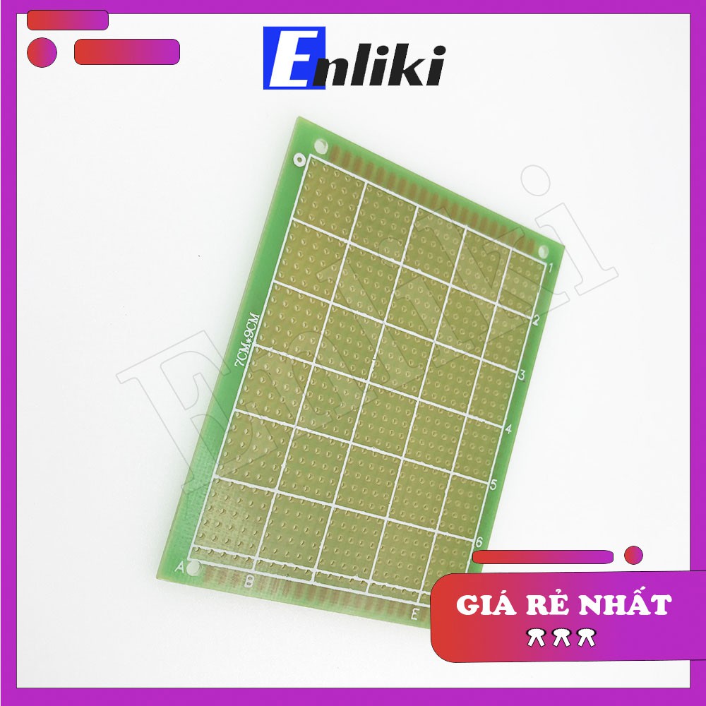 Mạch Test Đục Lỗ - Cắm Linh Kiện 7x9 cm