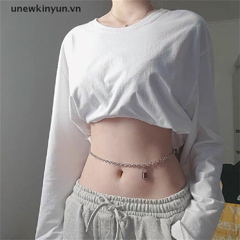 Dây lắc đeo cơ thể hình dáng ổ khóa phong cách gợi cảm cho nữ