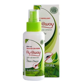Bình Xịt xua đuổi côn trùng Fly @way chiết xuất hoàn toàn từ Thảo Dược