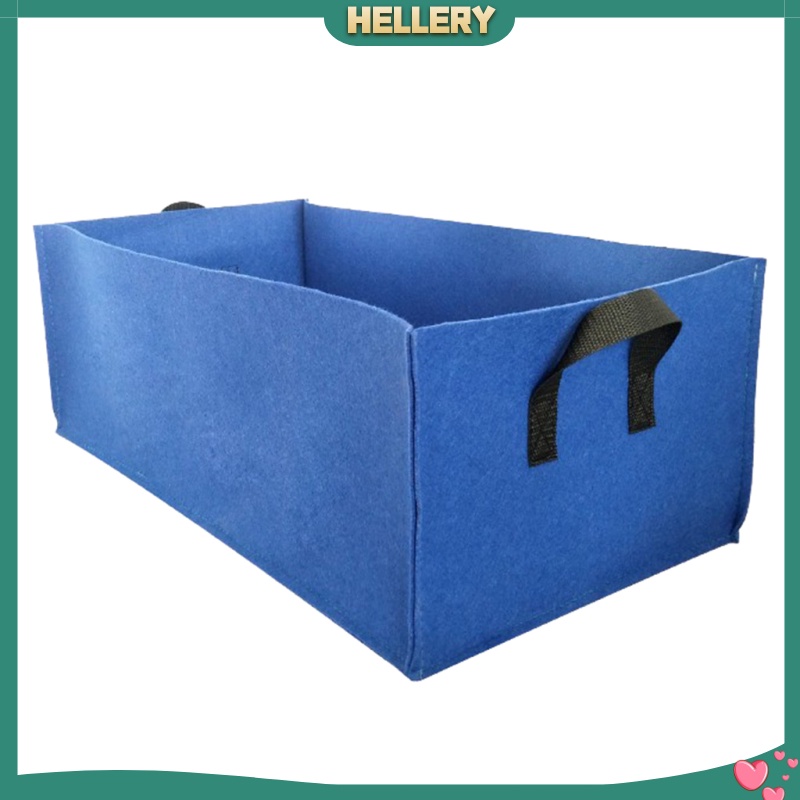 [HELLERY]Black Thickened Felt Non-woven Plant Grow Bags Potato Container