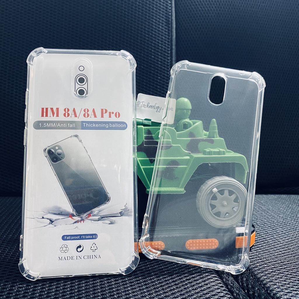 Ốp lưng chống sốc Xiaomi Redmi 8A/ Redmi 8A Pro trong suốt cao cấp bo 4 góc chống va đập