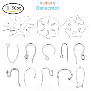 Bộ 20 móc khuyên tai bằng thép không gỉ 304 có lỗ 3.5x2mm 22x12x1mm