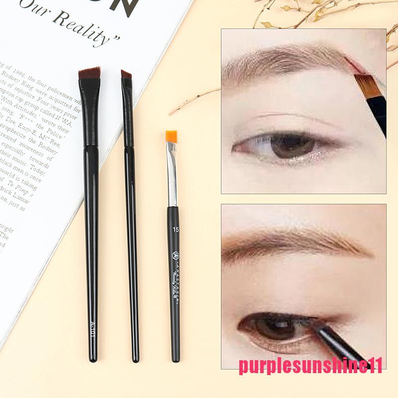 Brow Contour Brush Eyebrow Eyeliner Brush Angled Flat Makeup Brush Pen To