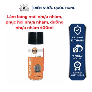 Chai xịt phục hồi nhựa nhám đen,dưỡng nhựa nhám,bảo vệ nhựa nhám,cao su vỏ xe SPRAYKING Plastic Shine chai 400ml