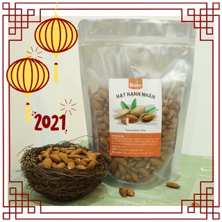 Hạt hạnh nhân nguyên chất - 500gr/ gói