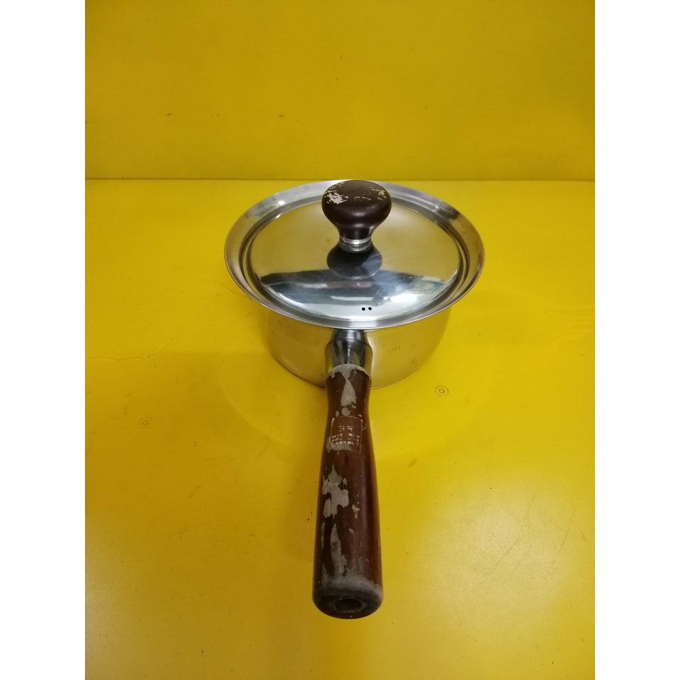 Quánh inox nội địa Nhật, size 18cm, cao 9cm (mã 785), Dùng được bếp từ