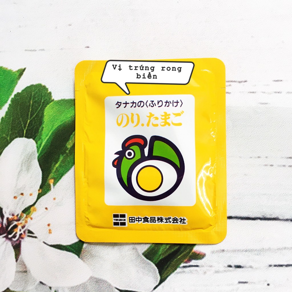 Gia Vị Rắc Cơm Cho Bé Tanaka Food 6 Vị 30 Gói 75g | Rắc Cơm 30 Gói Nhật Bản