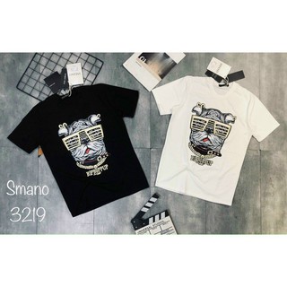 Áo Thun Nam Ngắn Tay In Hình Chó Đeo Kính Phong Cách Cổ Tròn Áo Phông Nam Chất Vải Cotton