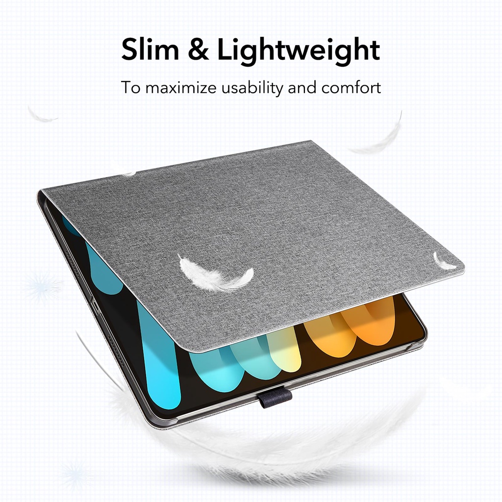 Bao da máy tính bảng ESR tự động thức/ ngủ cho iPad mini 6 (2021) /iPad7/8/9/iPad Pro 12.(2020) /iPad Pro11