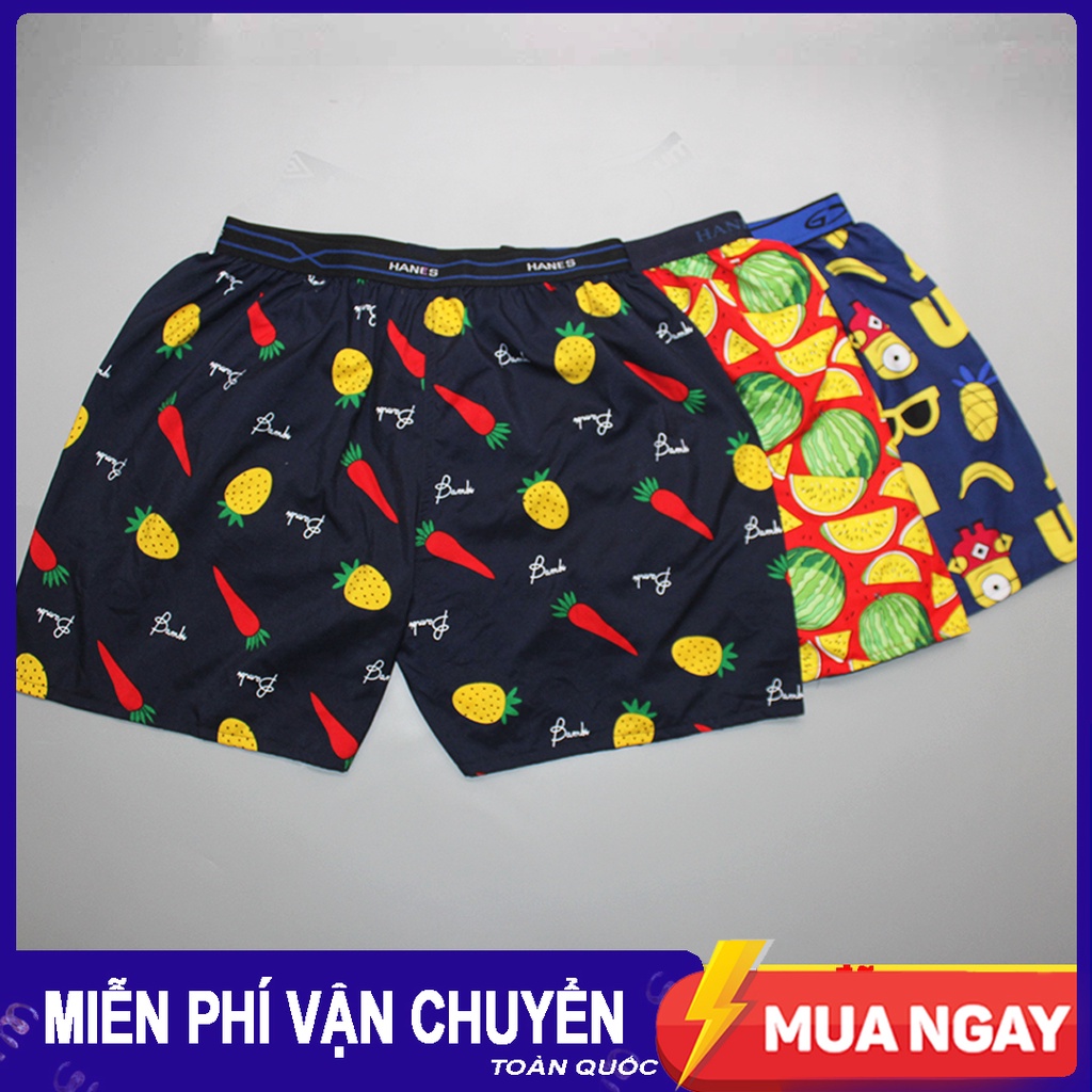 COMBO 2 Quần Đùi Nam Lưng Xì - Quần Ngủ Nam - Mặc nhà - Mẫu Họa tiết