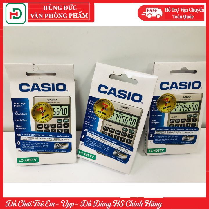 Máy tình bỏ túi Casio LC - 403TV - Bảo hành 03