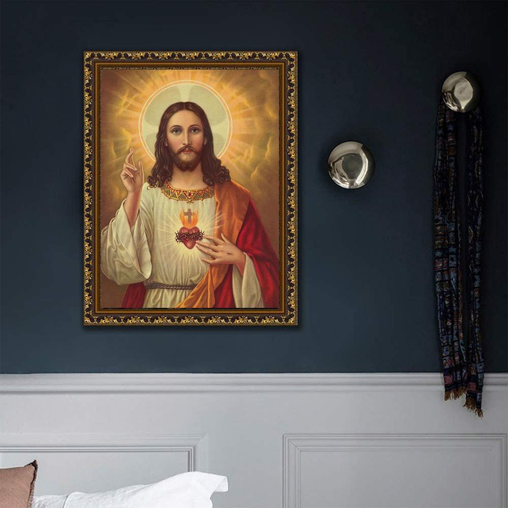 Bộ Tranh Đính Đá 5D Toàn Diện Tự Làm Hình Tròn / Vuông Cho Người Lớn