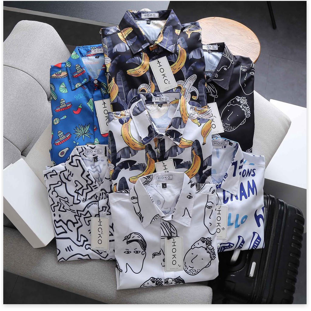 SIÊU PHẦM HOT HÈ ÁO SƠ MI NAM CỰC CHẤT CỰC PHONG CÁCH , HOẠ TIẾT ĐỘC LẠ KOKO MI STORE