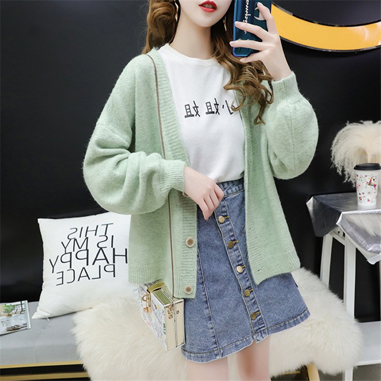 Áo Cardigan khoác len hàng quảng châu cao cấp dáng ngắn | BigBuy360 - bigbuy360.vn