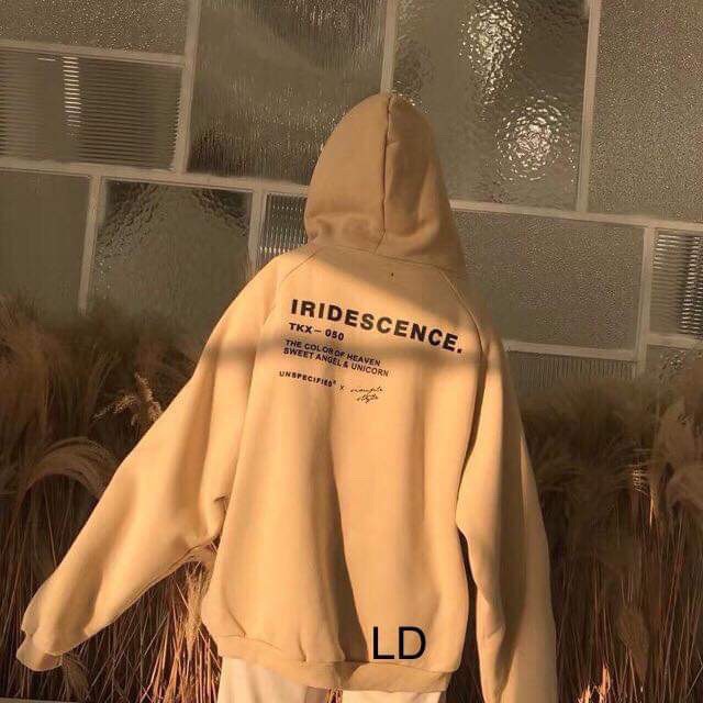[FREESHIP ĐƠN TỪ 50K] Áo hoodie IRIDESCENCE chữ lưng LDU0919
