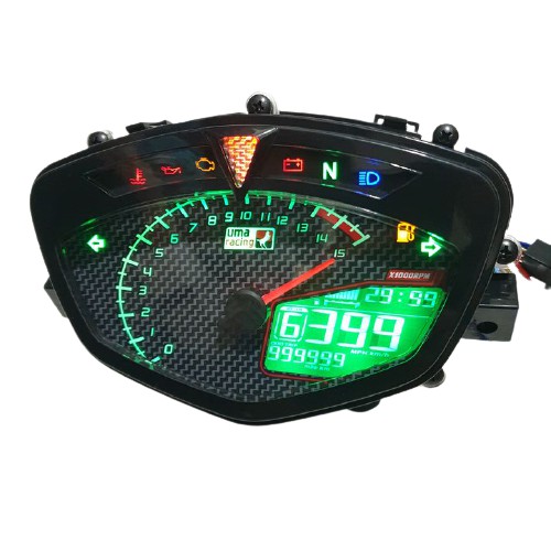 Đồng hồ điện tử koso UMA Racing  cho xe Sirius - Exciter - G1339