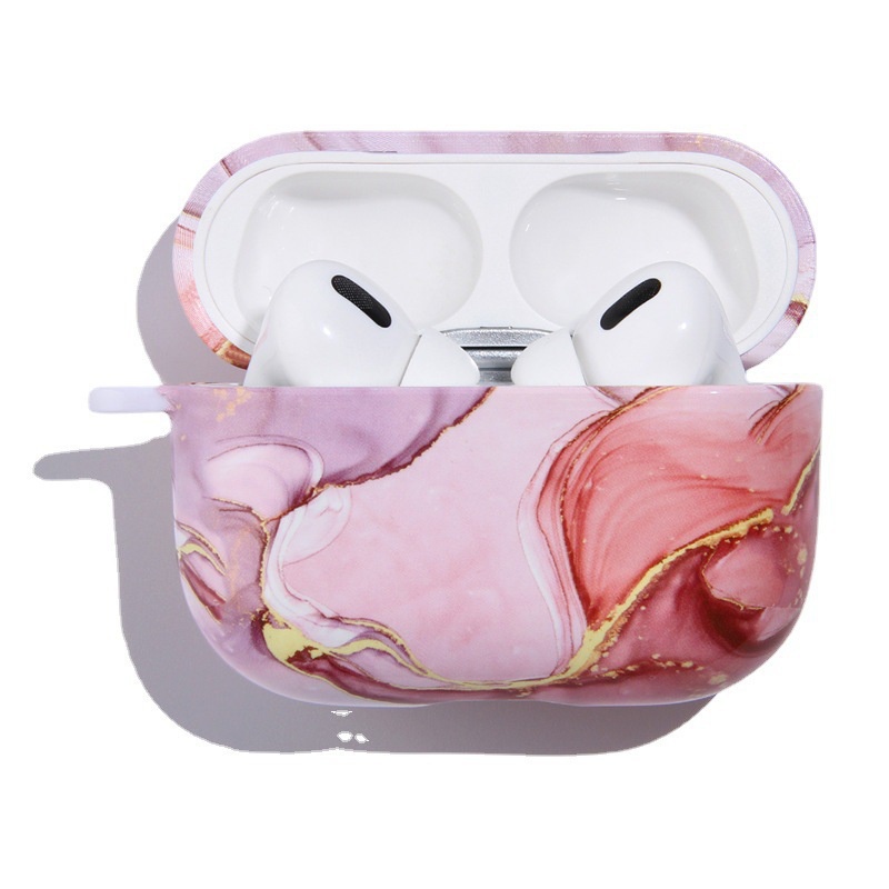 Vỏ Bảo Vệ Hộp Sạc Tai Nghe AirPods 3 Pro 2 3 Chống Sốc Họa Tiết Vân Đá Thời Trang