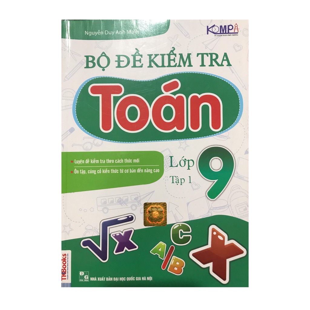 Sách-Bộ Đề Kiểm Tra Toán Lớp 9 Tập 1