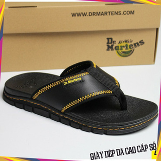 [DrMK06] Dép Da Nam Quai Kẹp - Dép Xỏ Ngón Dr Martens Thái Lan - Dép Da Bò Siêu Bền Siêu Hot - Dép Nam Da Bò Cao Cấp