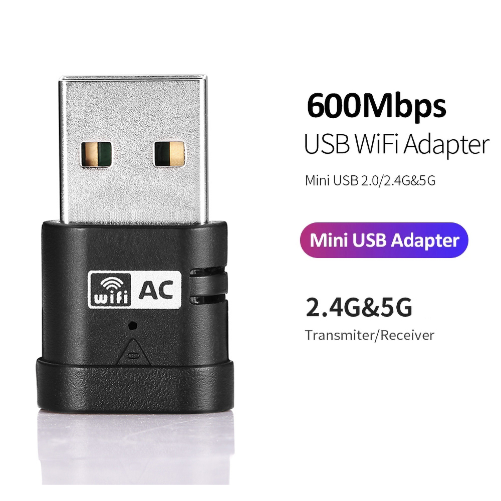 USB kết nối wifi 600mbps băng tần kép 5g / 2.4g