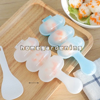 2 Cái / bộ Máy Làm Cơm Onigiri Tiện Lợi Với Muỗng Cơm Khuôn Sushi Nhà Bếp Thịt Viên Khuôn Bé Trẻ Em Nồi Thực Phẩm
