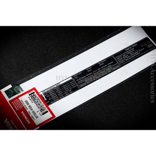 Tem thông số gắp Honda Sonic 150R chính hãng