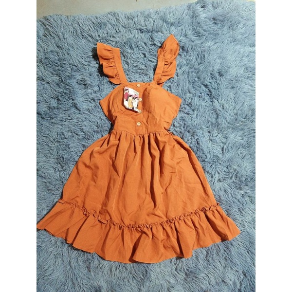 Đầm cánh tiên đan dây lưng( sẵn cúp ngực )