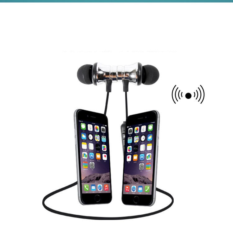 Tai nghe bluetooth nhét tai không dây thể thao có nam châm Xt11 tặng kèm dây sạc 28K - Âm Thanh Siêu Bass