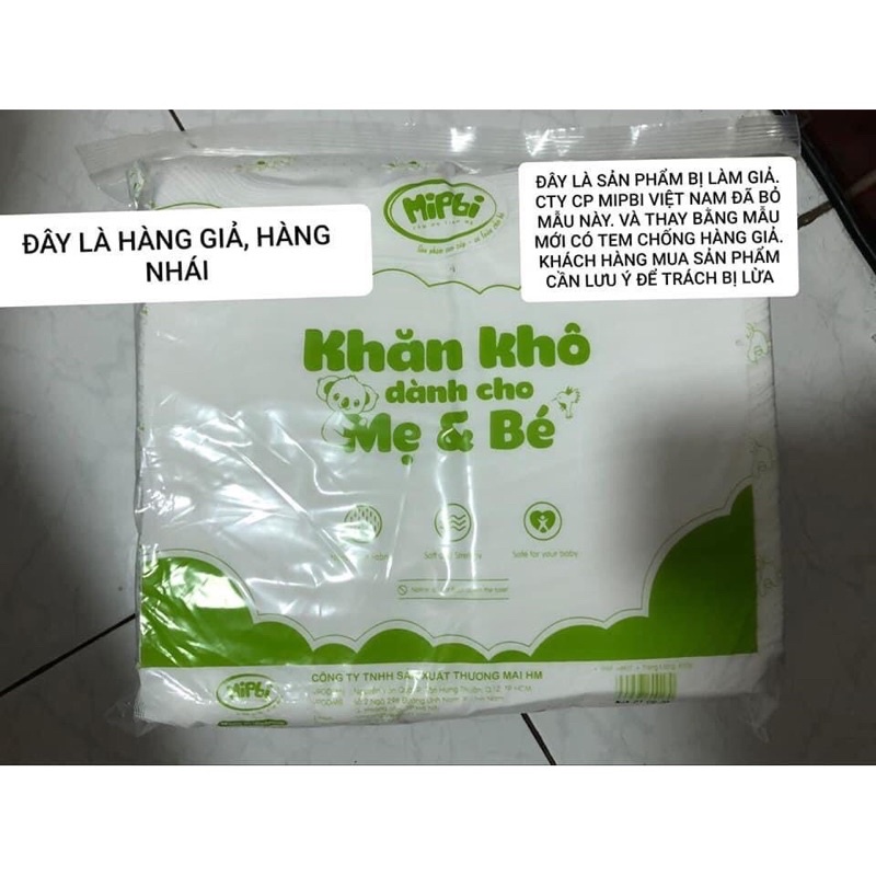 Khăn Vải Khô Đa Năng Mipbi ( có tem chống hàng giả )