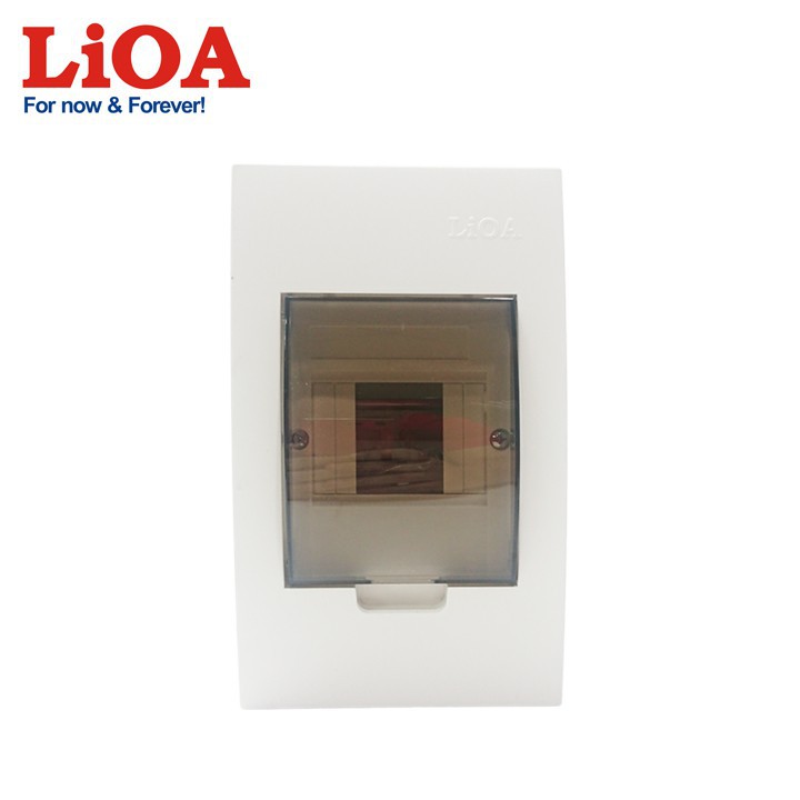 Tủ điện LiOA đế nhựa dùng cho MCB, MCCB, RCBO chứa 2 đến 4 aptomat (SE4FC2/4LA) - TN Shop